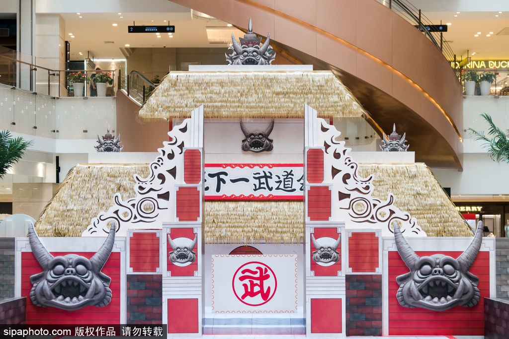 十米高“神龍”現身上海 “龍珠”特展 還原“天下第一武道會”