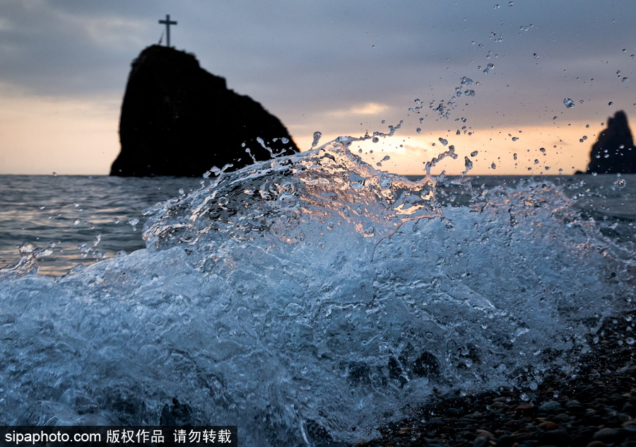 俄羅斯克里米亞黑海沿岸風光美景