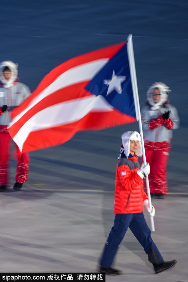 冰雪運動魅力無限！盤點平昌冬奧會開幕式上那些“特殊”參賽國