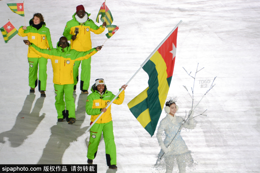 冰雪運動魅力無限！盤點平昌冬奧會開幕式上那些“特殊”參賽國