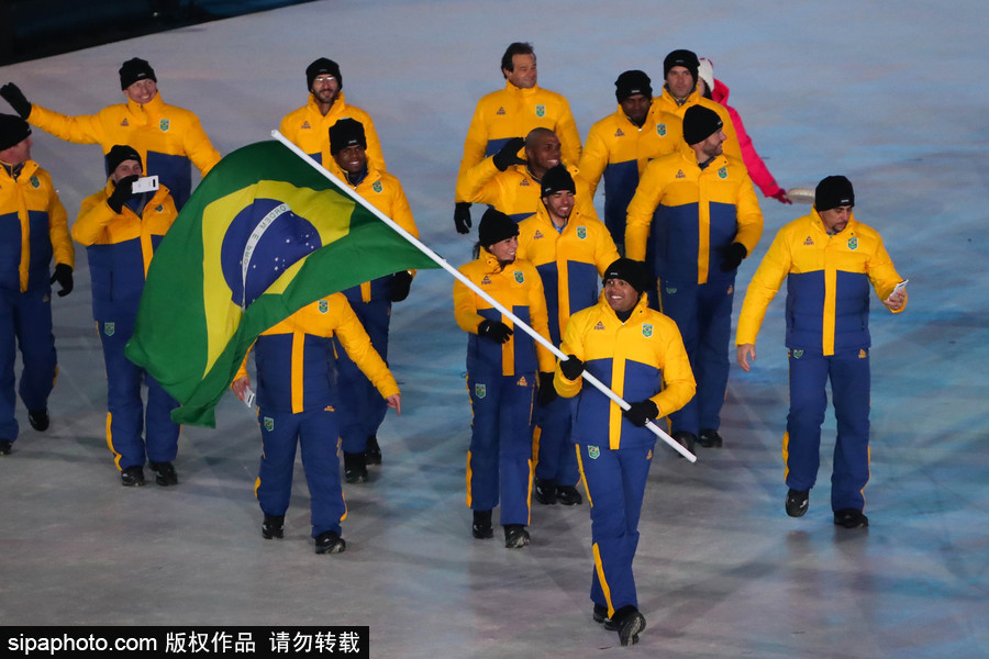 冰雪運動魅力無限！盤點平昌冬奧會開幕式上那些“特殊”參賽國